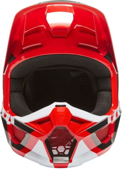 Casca Moto Enduro V1 Lux Fluo Red