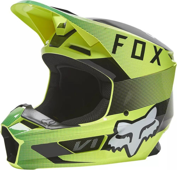 Casca Moto Enduro V1 Ridl Fluo Yellow