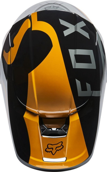 Casca Moto Enduro V1 Skew Black/Gold