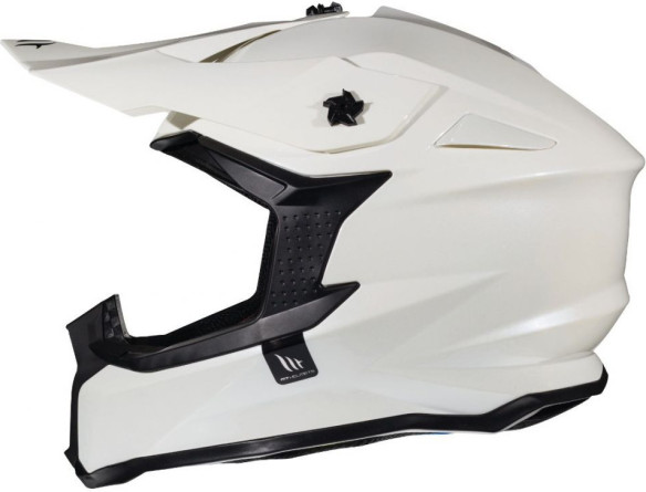 Casca Moto Enduro Falcon Solid A0 White