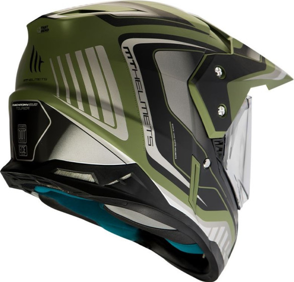 Casca Moto MX Synchrony Duosport SV Black/ Military Green