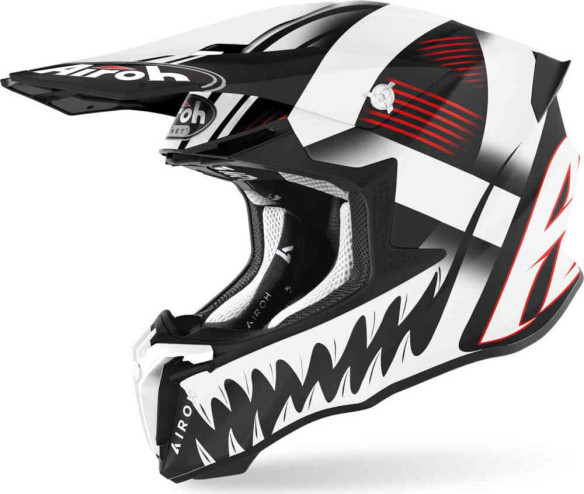 Casca Moto MX/Enduro Twist 2.0 Mask Black/White 24