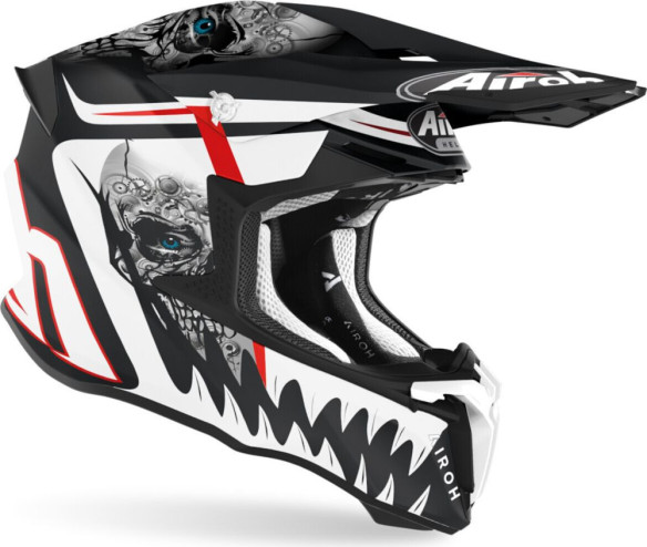 Casca Moto MX/Enduro Twist 2.0 Mask Black/White 24