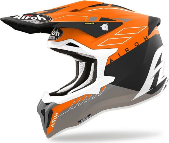Casca Moto MX/Enduro Strycker Skin Orange Matt 24