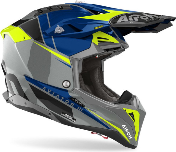 Casca Moto Mx/Enduro Aviator 3 Push Blue 24