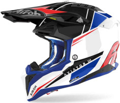 Casca Moto Mx/Enduro Aviator 3 Push Blue/Red 24
