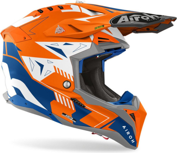 Casca Moto Mx/Enduro Aviator 3 Spin Orange Fluo Matt 24