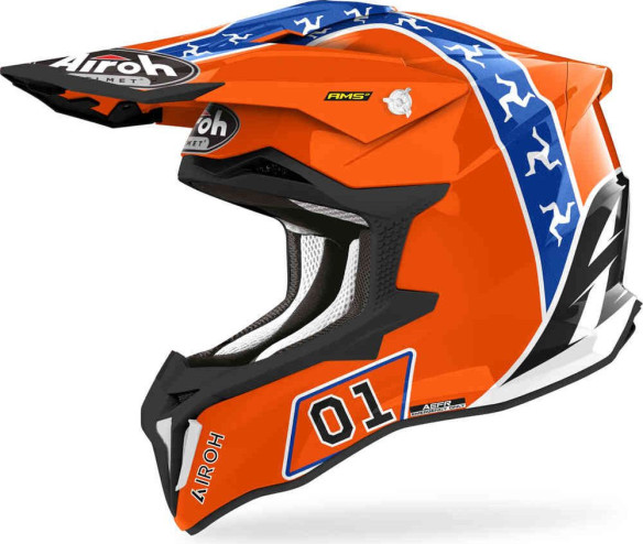 Casca Moto MX/Enduro Strycker Hazzard Gloss 24