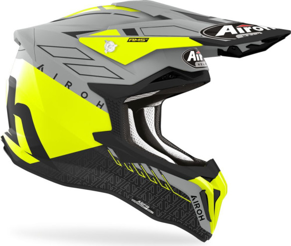 Casca Moto MX/Enduro Strycker Skin Yellow Matt 24