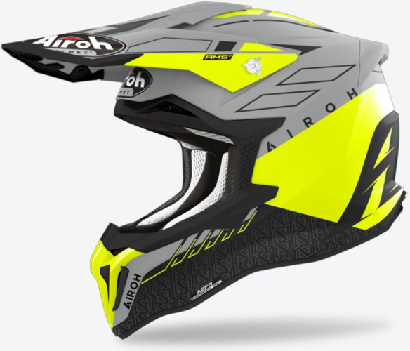 Casca Moto MX/Enduro Strycker Skin Yellow Matt 24