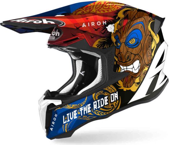 Casca Moto Enduro Twist 2.0 Tiki Gloss 23
