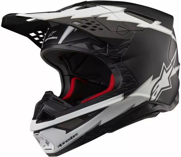 Casca Moto Enduro/MX Supertech M10 Amp Black/White 24