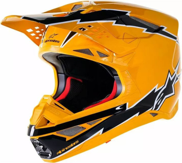 Casca Moto Enduro/MX Supertech M10 Amp Black/Yellow 24