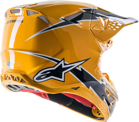 Casca Moto Enduro/MX Supertech M10 Amp Black/Yellow 24