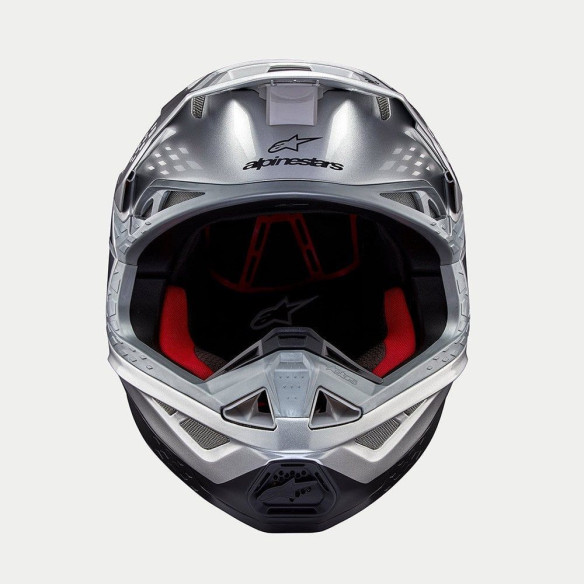 Casca Moto Enduro/MX Supertech M10 Flood Orange/Gray/Black 24