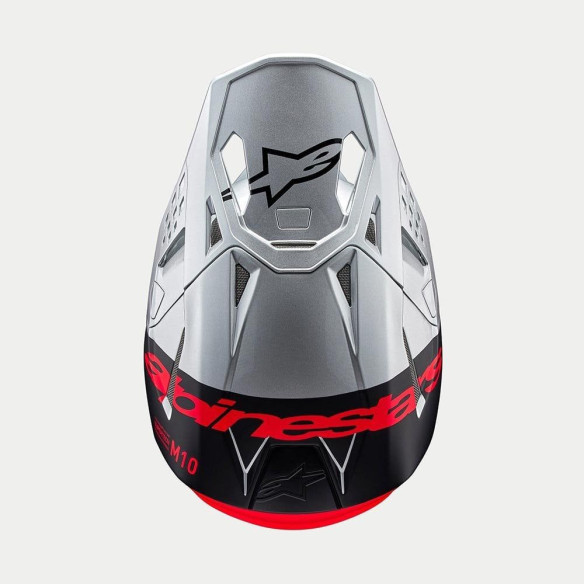 Casca Moto Enduro/MX Supertech M10 Flood Orange/Gray/Black 24
