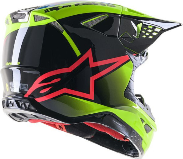 Casca Moto Enduro/MX Supertech M10 Unit Yellow/Black 24