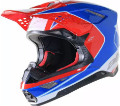 Casca Moto Enduro/MX Supertech M10 Aeon Red/Blue 24