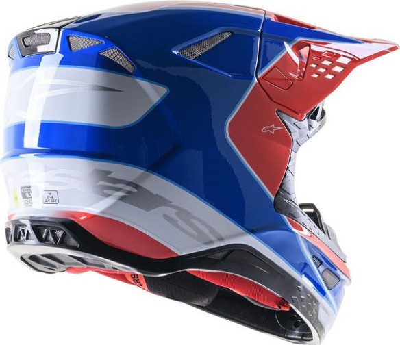 Casca Moto Enduro/MX Supertech M10 Aeon Red/Blue 24
