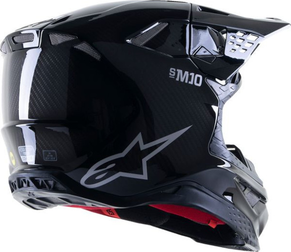 Casca Moto Enduro/MX Supertech M10 Solid Carbon Glossy 24