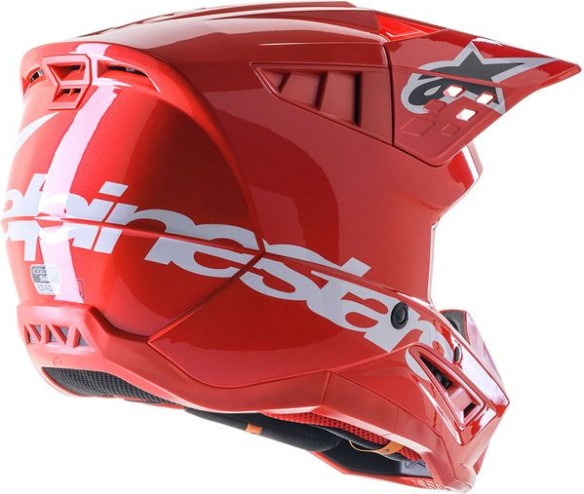 Casca Moto Enduro/MX Supertech M5 Corp Red/Balck/White 24