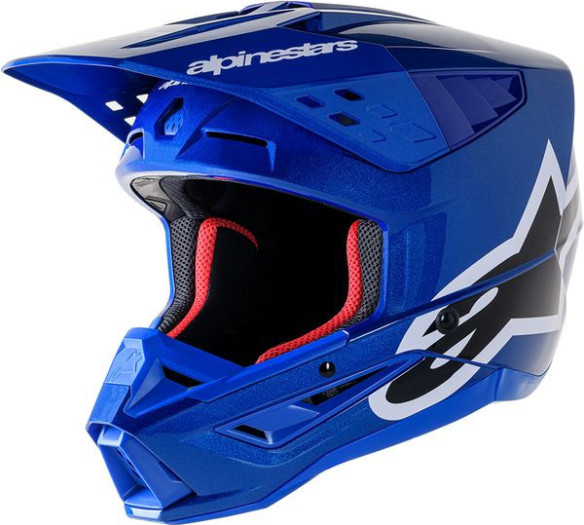 Casca Moto Enduro/MX Supertech M5 Corp Blue/Black/White 24