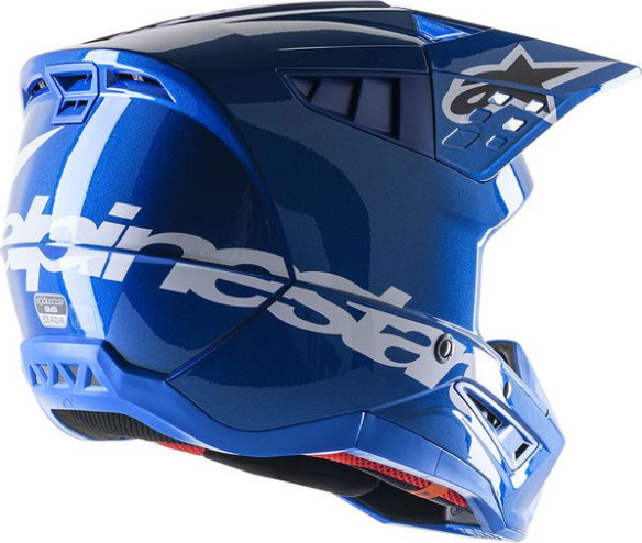 Casca Moto Enduro/MX Supertech M5 Corp Blue/Black/White 24
