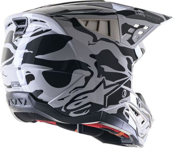 Casca Moto Enduro/MX Supertech M5 Mine Gray/Black 24