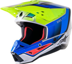 Casca Moto Enduro/MX Supertech M5 Sail Yellow/Blue 24