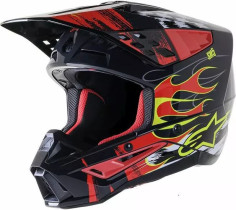 Casca Moto Enduro/MX Supertech M5 Rash Red/Gray 24