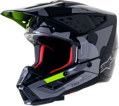 Casca Moto Enduro/MX Supertech M5 Rov2 Gray/Yellow 24