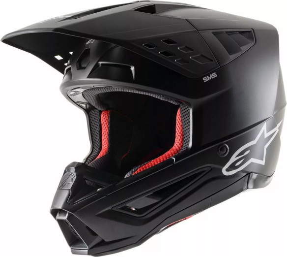 Casca Moto Enduro/MX Supertech M5 Solid Black Matt 24