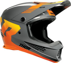 Casca Moto MX/Enduro Sector 2 Carve Charcoal/Orange 24