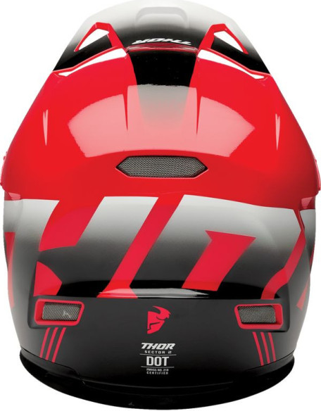 Casca Moto MX/Enduro Sector 2 Carve Red/White 24