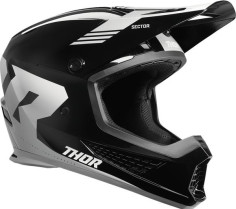 Casca Moto MX/Enduro Sector 2 Carve Black/White 24