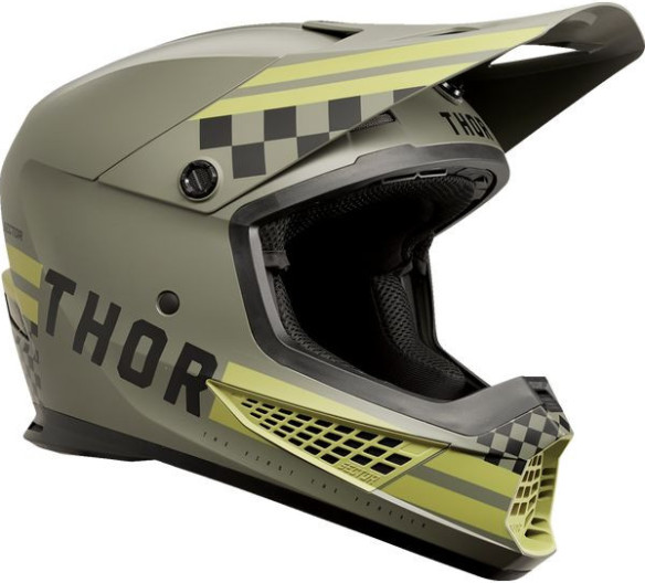 Casca Moto MX/Enduro Sector 2 Combat Army/Black 24
