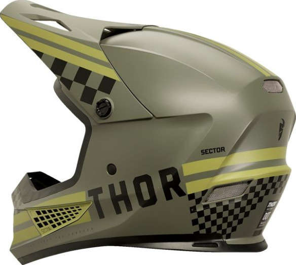 Casca Moto MX/Enduro Sector 2 Combat Army/Black 24