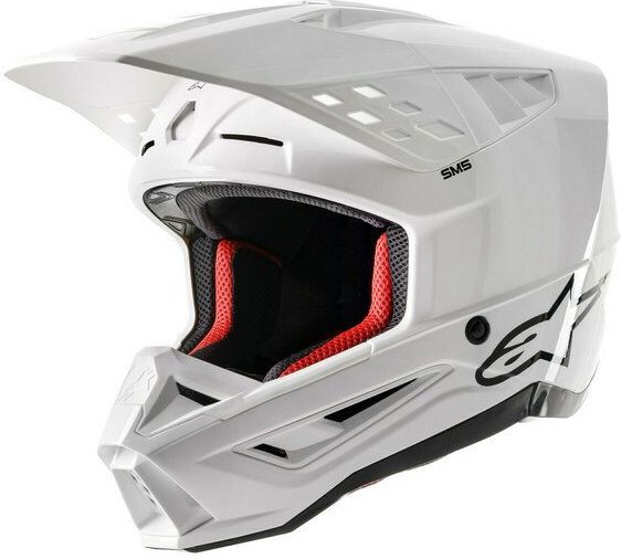 Casca Moto MX/Enduro Supertech S-M5 Solid White 24