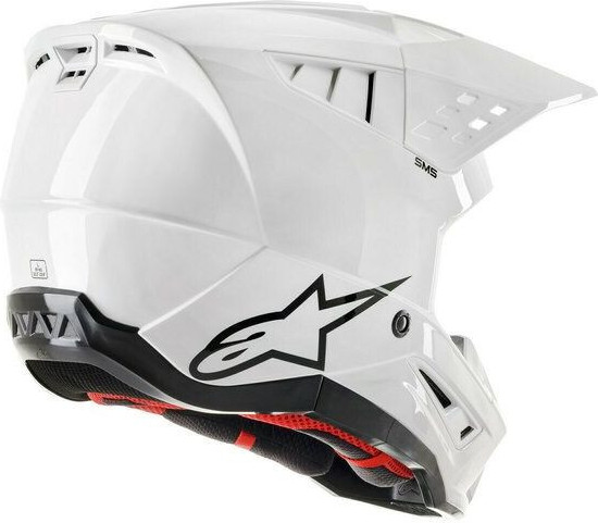 Casca Moto MX/Enduro Supertech S-M5 Solid White 24
