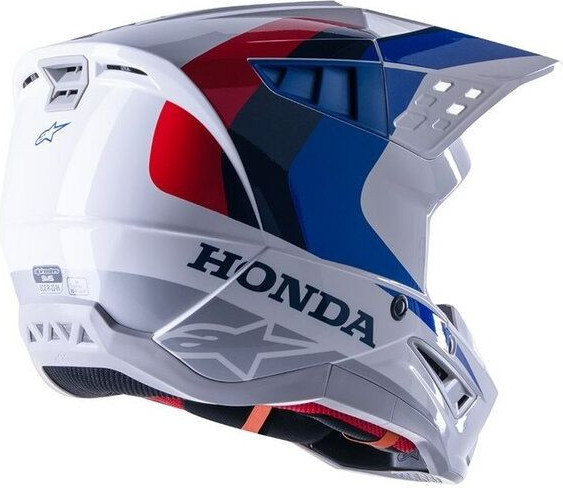 Casca Moto MX/Enduro Supertech S-M5 Honda ECE 22.06 White/Blue 24