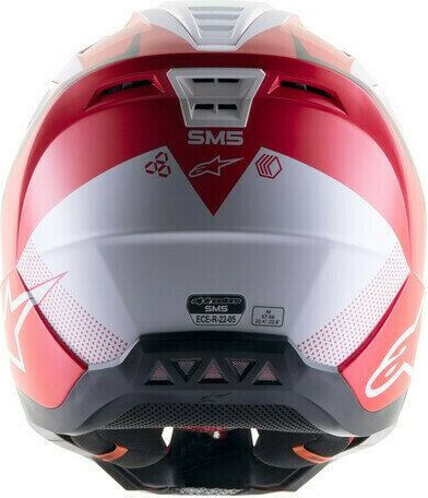 Casca Moto MX/Enduro Supertech S-M5 Rayon White/Red 24