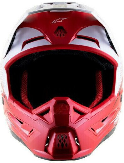 Casca Moto MX/Enduro Supertech S-M5 Rayon White/Red 24
