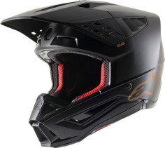 Casca Moto MX/Enduro Supertech S-M5 Solid Matt Black/Brown 24