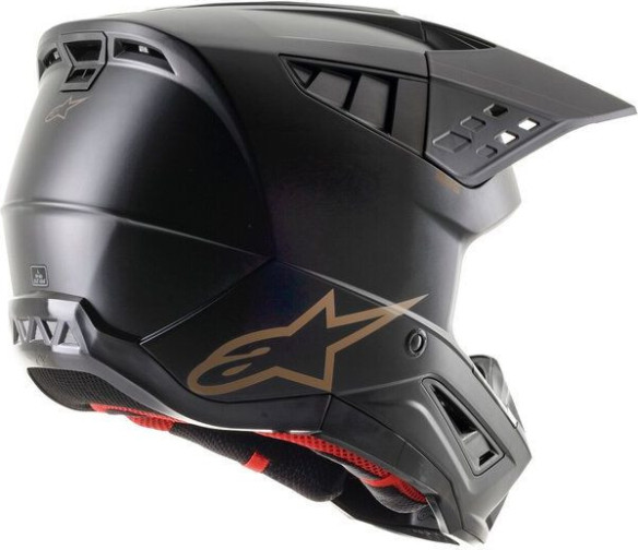 Casca Moto MX/Enduro Supertech S-M5 Solid Matt Black/Brown 24