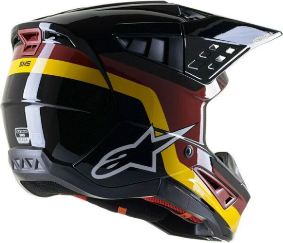 Casca Moto MX/Enduro Supertech S-M5 Venture Black/Yellow 24