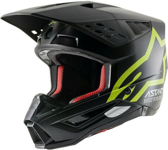 Casca Moto MX/Enduro Supertech S-M5 Compass Black/Fluo Yellow 24
