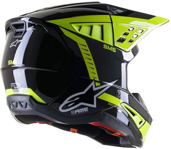 Casca Moto MX/Enduro Supertech S-M5 Beam Black/Fluo Yellow 24
