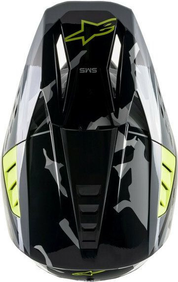 Casca Moto MX/Enduro Supertech S-M5 Rover Black/Fluo Yellow/Gray 24
