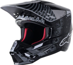 Casca Moto MX/Enduro Supertech S-M5 Solar Flare Black/Gray 24