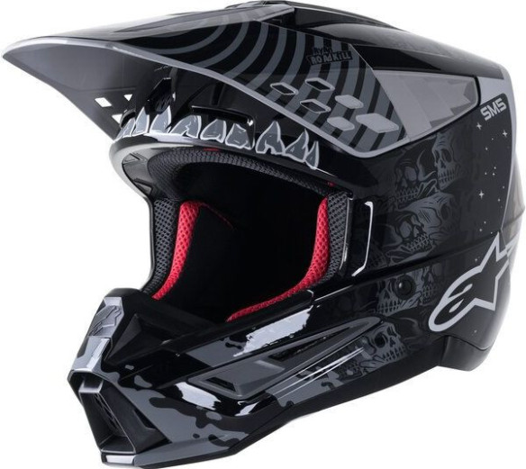 Casca Moto MX/Enduro Supertech S-M5 Solar Flare Black/Gray 24
